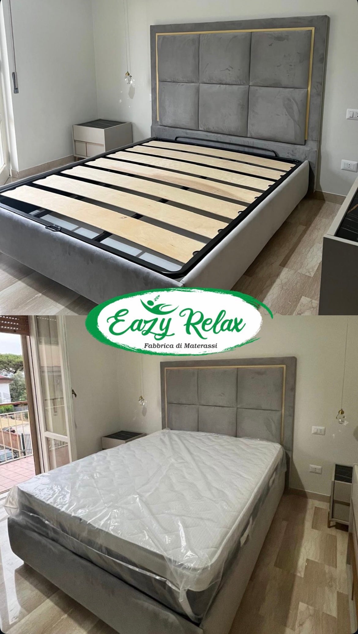 Letto Contenitore ARTIGIANALE “Cali”