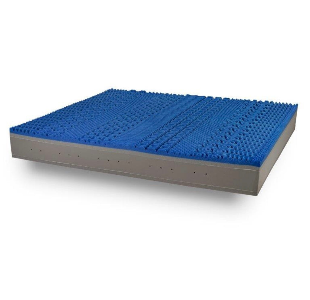 Materasso "NYC" Ibrido Sfoderabile in Tessuto stretch con topperino – Tecnologia Memory, Water Foam e Molle Insacchettate