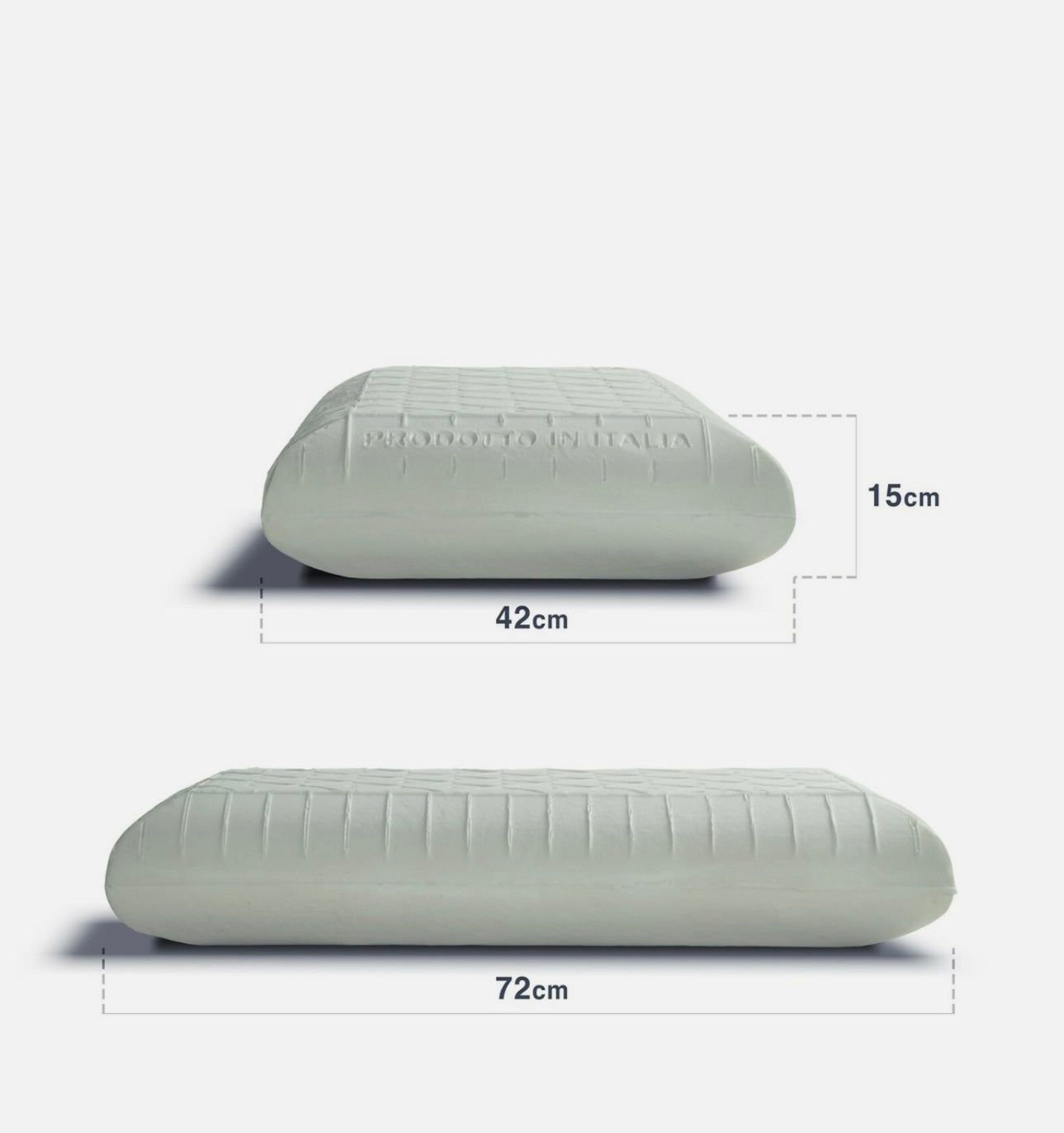 Cuscino “Saponetta” h15 in Memory Foam