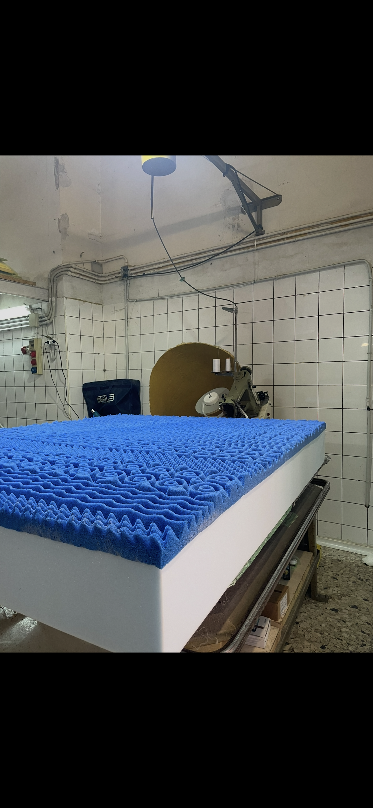 Materasso "Bandiera" Sfoderabile Memory In Tessuto Aloe Vera