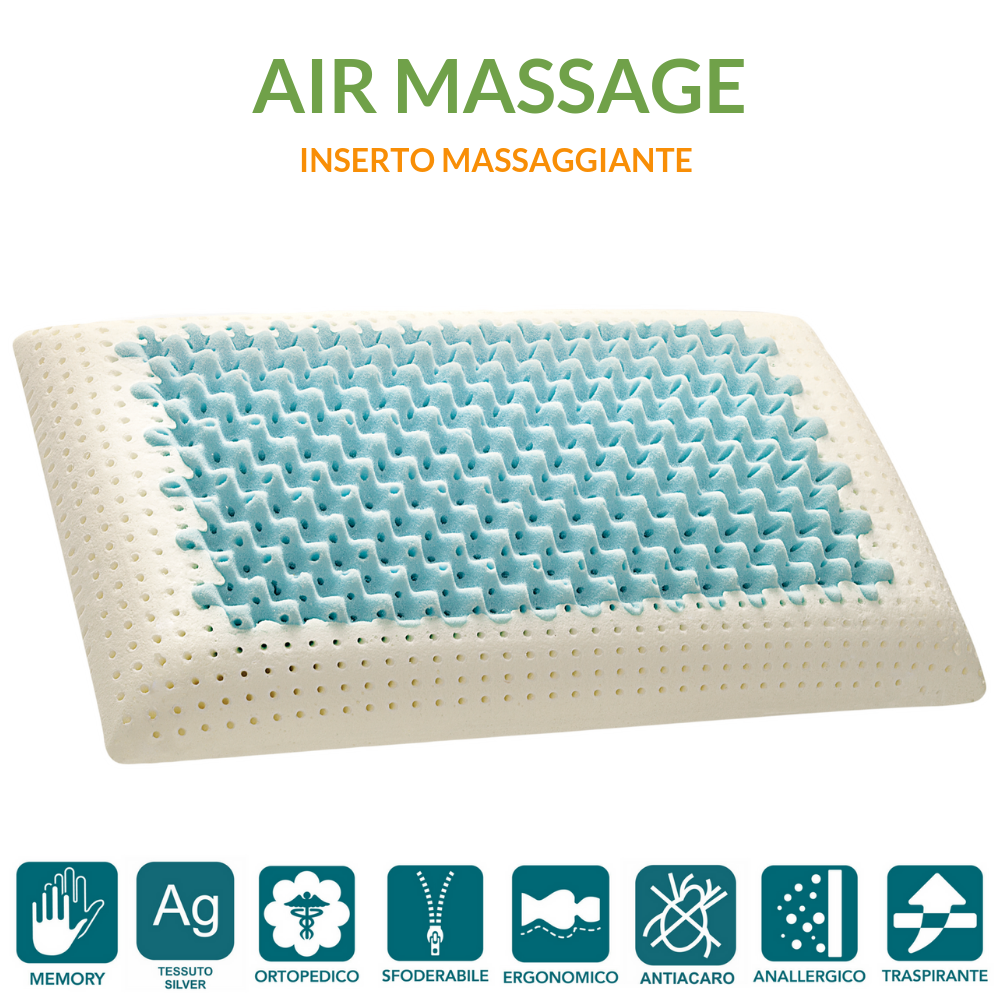 Cuscino “Saponetta Air” in Memory Foam
